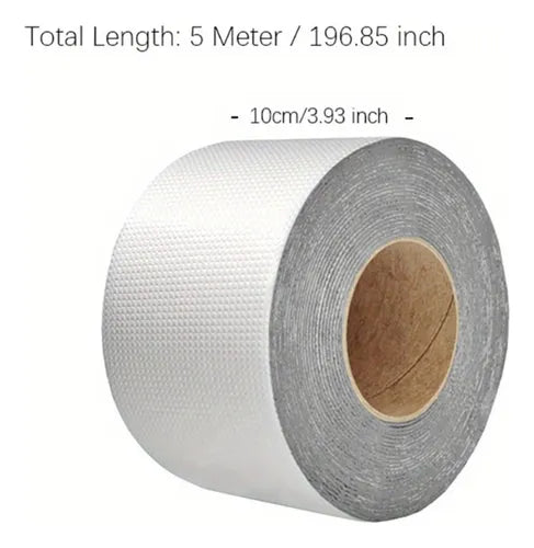 CINTA DE ALUMINIO DE BUTILO  5CM X 1M