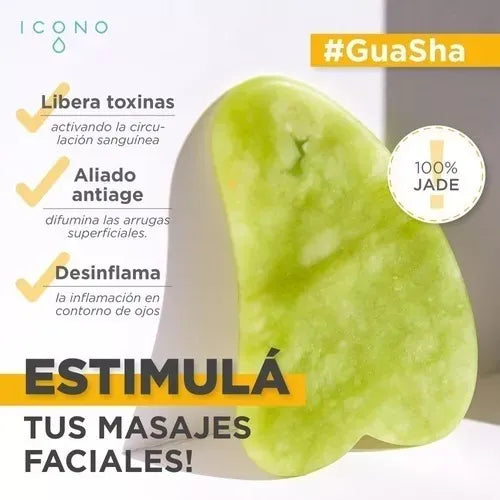 KIT RODILLO FACIAL JADE + GUASHA LIFTING