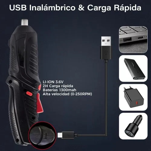 Destornillador 47pzs mas Alicates Interc